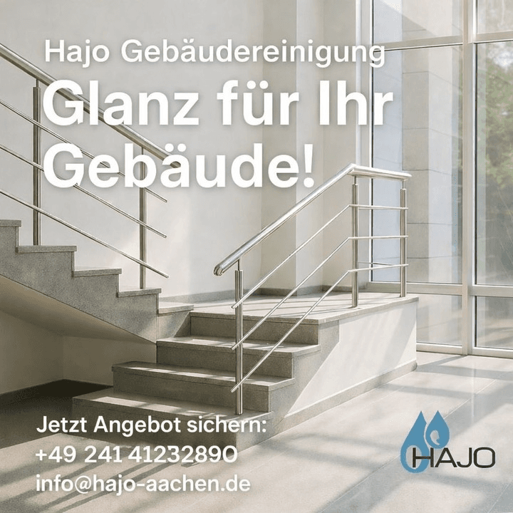 Professionelle Gebäudereinigung in Aachen